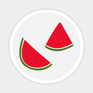 Slices of watermelon. Magnet